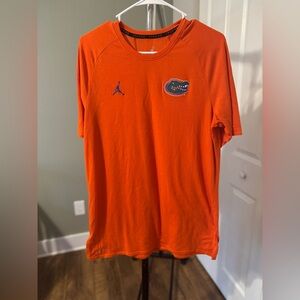 Jordan Orange T-Shirt with Florida Gator Emblem